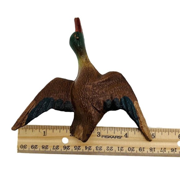 Vintage Wall Decor Geese In Flight by Syroco MCM USA Faux Wood Grain Small - Picture 9 of 10